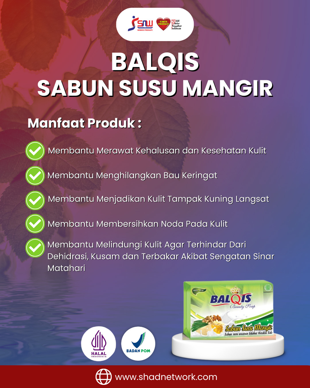 Balqis Sabun Susu Mangir